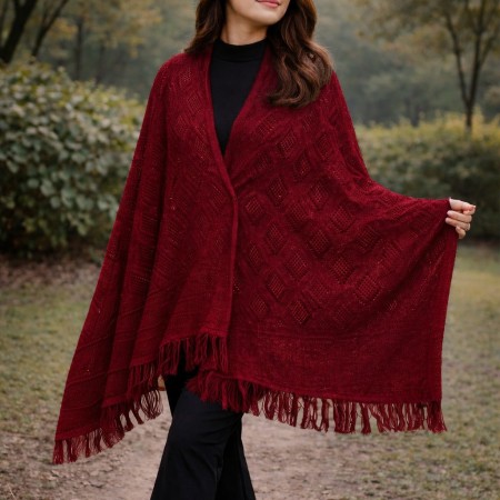 Maroon Shawl