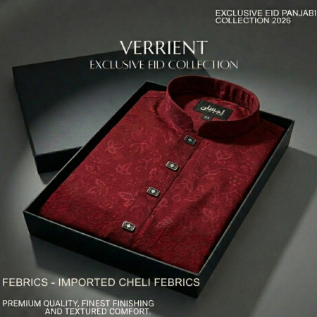 Meroon Imported Cheli Fabric Panjabi